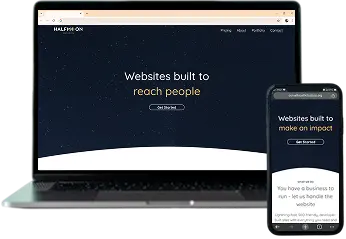 Half Moon Designs Site site screenshot