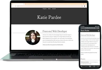 Previous Portfolio site screenshot